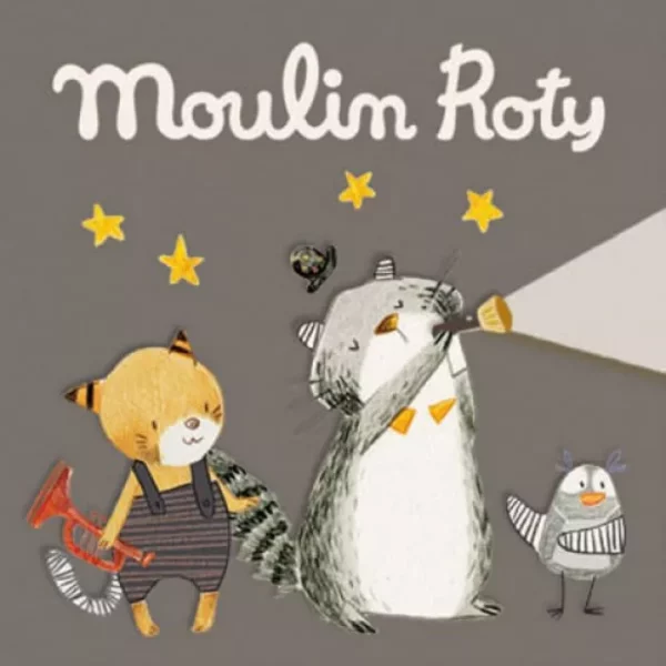 Boîte de 3 disques pour lampe à histoires - Moulin Roty Les Moustaches