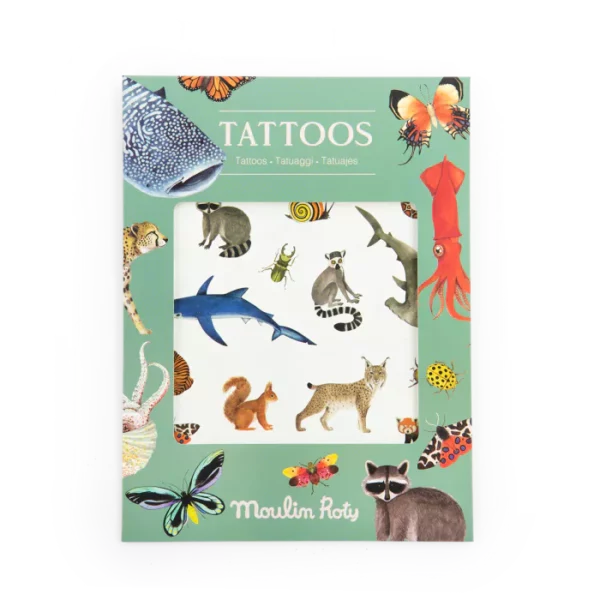 Tatouage Tout autour du monde - Moulin Roty