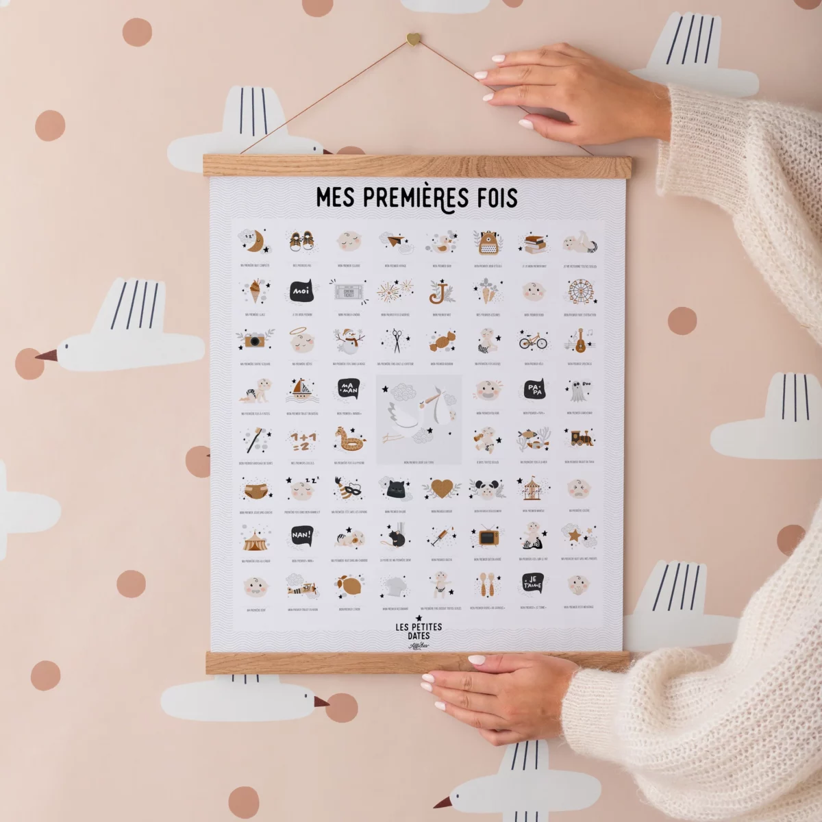 Affiche "Mes premières fois l'Originale" Peau Claire - Les Petites dates