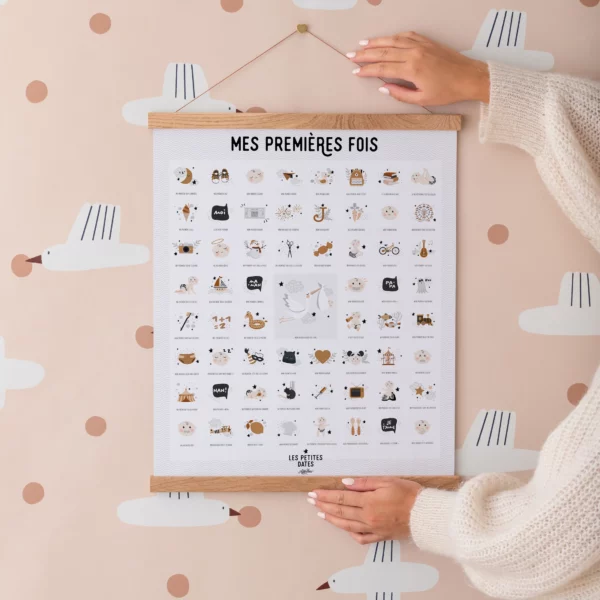 Affiche "Mes premières fois l'Originale" Peau Claire - Les Petites dates