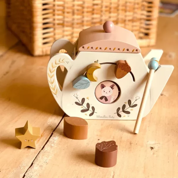 Théière d'activité en bois - Moulin Roty