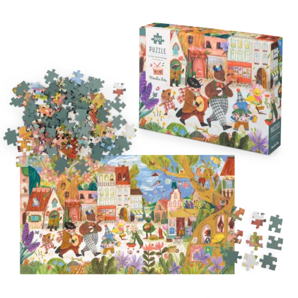 Puzzle La fête du printemps 500 pièces - Moulin Roty