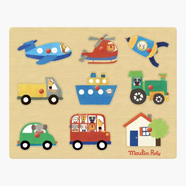 Puzzle des transports - Moulin Roty