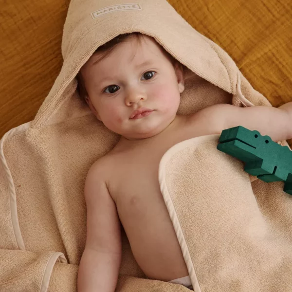 E&N - Cape de bain biscuit