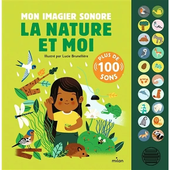 Mon grand livre sonore - Mon imagier sonore - La nature et moi
