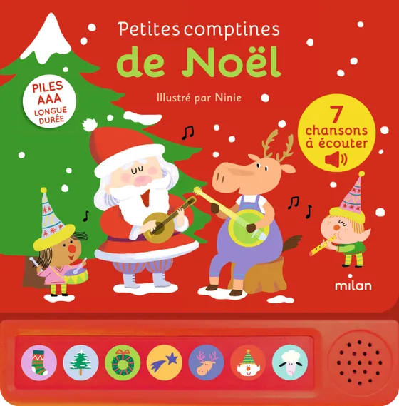 Livre contes et comptines à écouter - Petites comptines de Noël