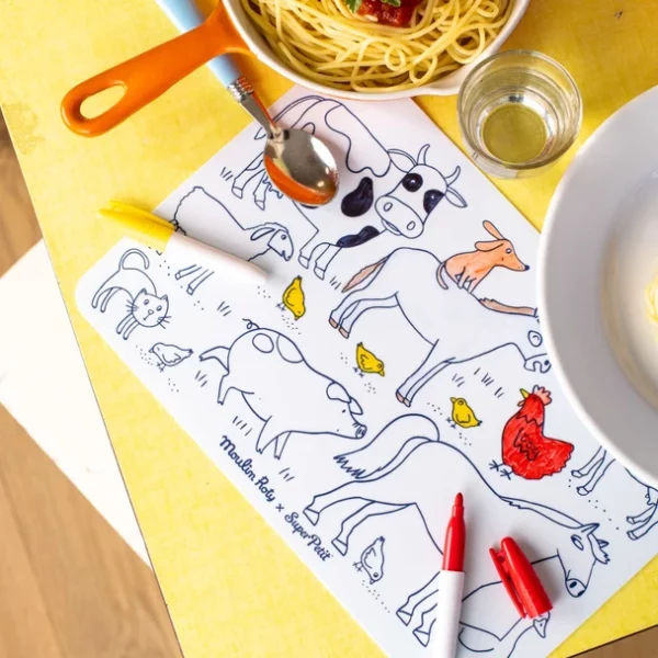 J&A - Set à colorier réutilisable