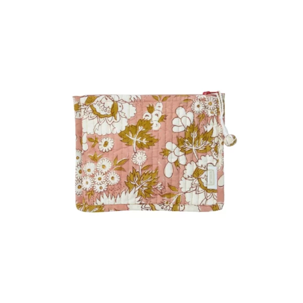 Petite pochette matelassée - Vishnu Terracotta - Bonheur du jour