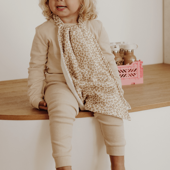 E&N - Serviette de cantine Léo personnalisée "miam"