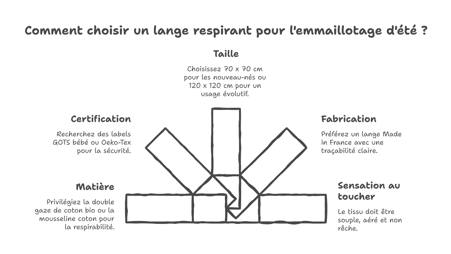 Bien choisir un lange bébé respirant Bien choisir un lange bébé respirant