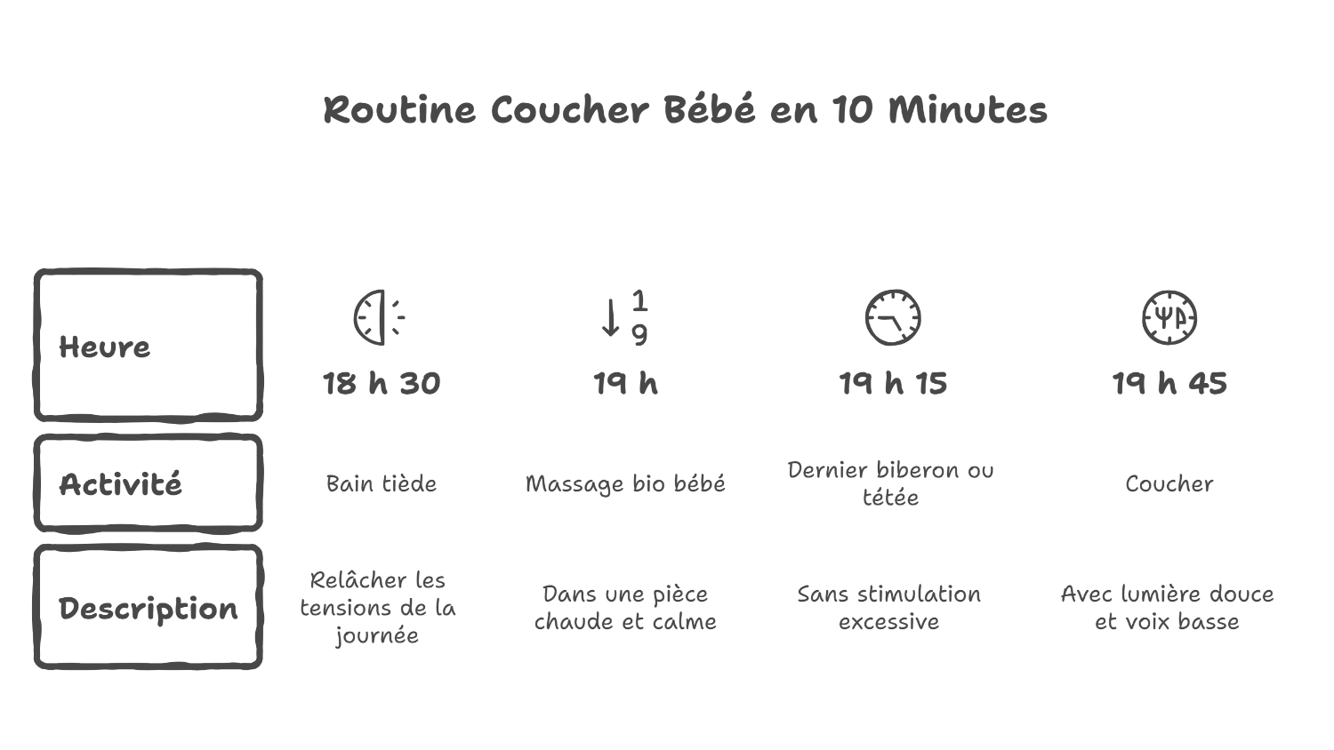 Quand intégrer le massage dans la routine du coucher de bébé